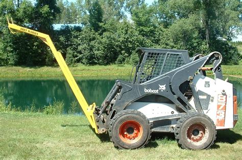 boom extension for skid steer|skid steer boom lift attachment.